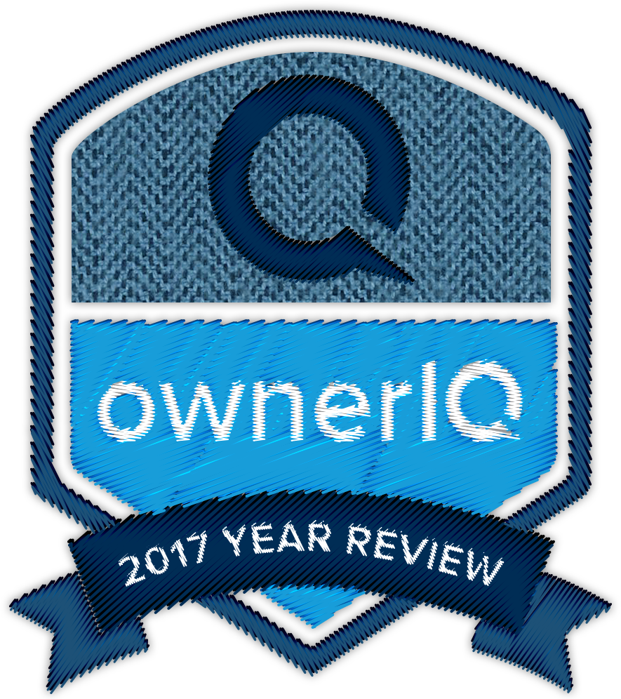 2017 ownerIQ 2017 year in review badge