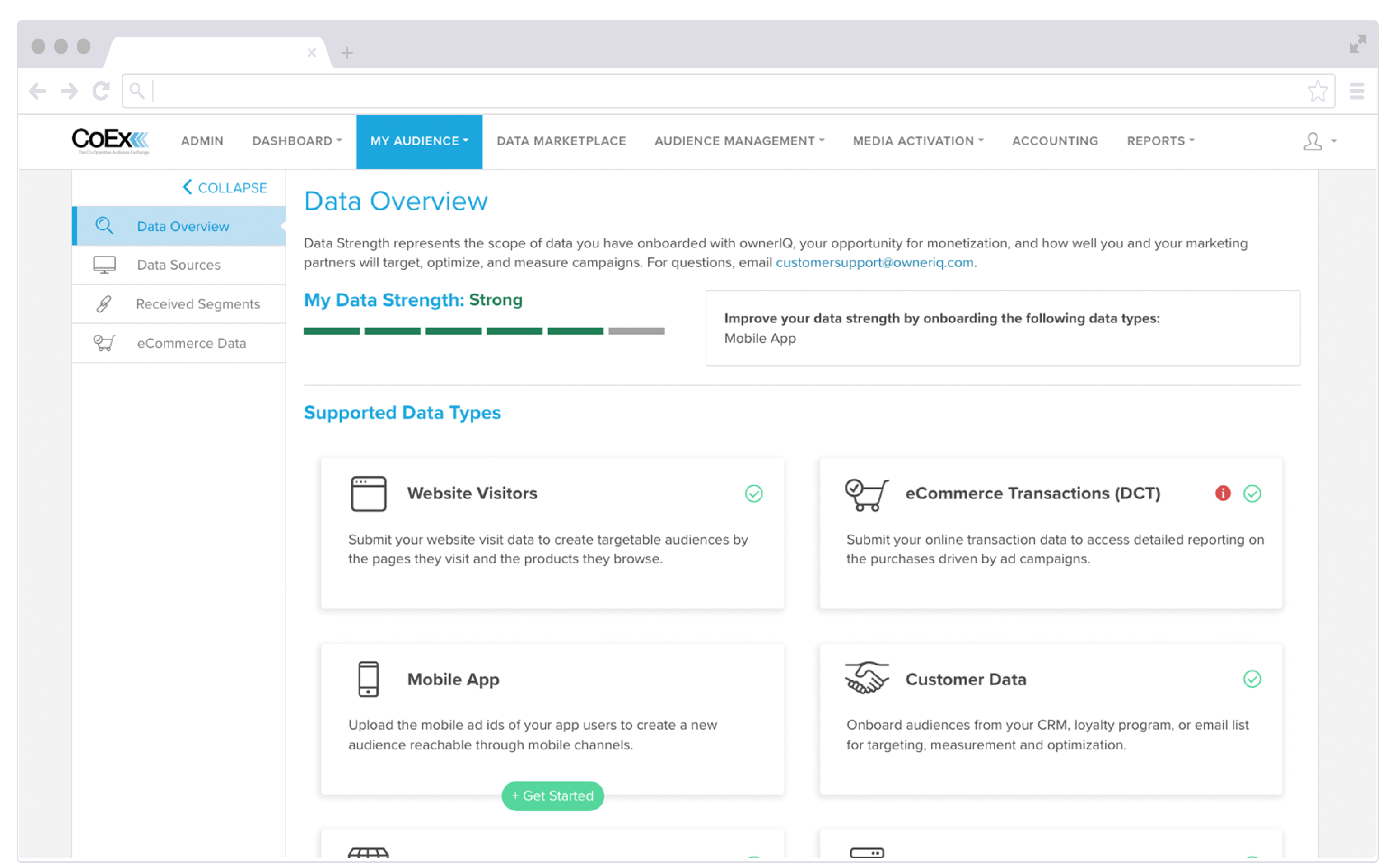 CoEX Data Management Platform